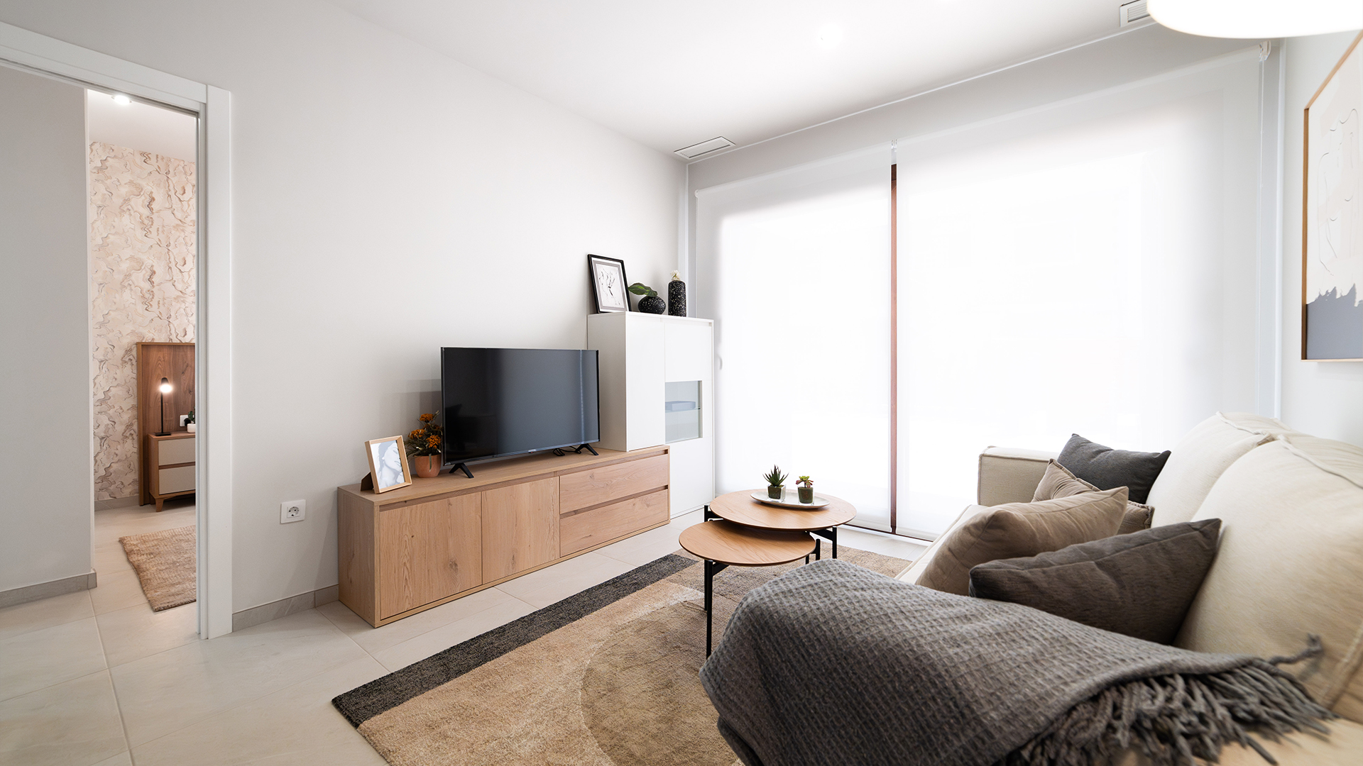 Salon moderne de l’appartement Casa Hugo & Lucie à Mar de Pulpí